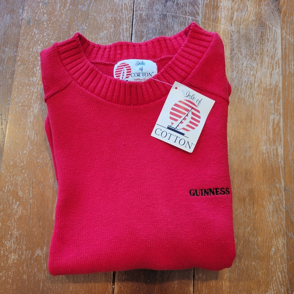 Sweet Guinness sweater old style cotton BOOM!